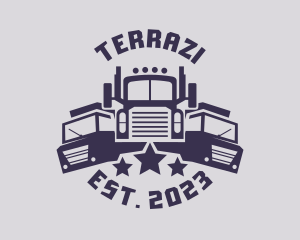 Truck Fleet Logistics logo design