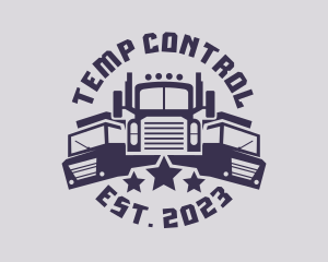 Truck Fleet Logistics logo design