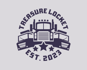 Truck Fleet Logistics logo design