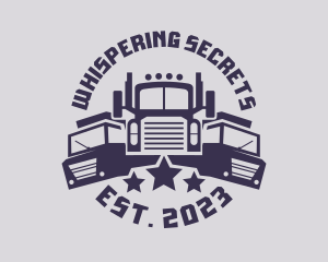 Truck Fleet Logistics logo design