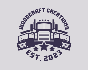 Truck Fleet Logistics logo design