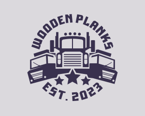 Truck Fleet Logistics logo design