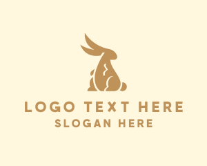 Animal - Elegant Lucky Rabbit logo design