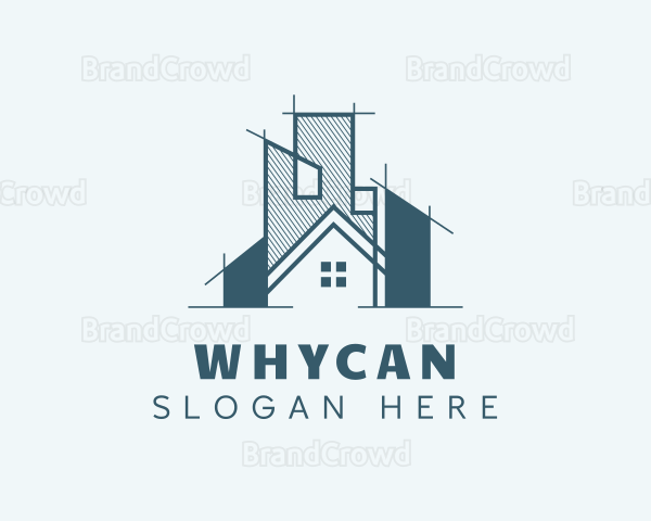 Property Developer Blueprint Logo