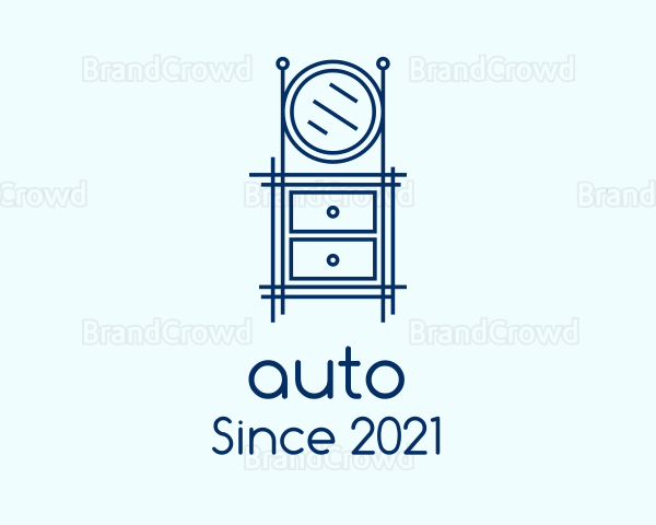 Mirror Dresser Outline Logo