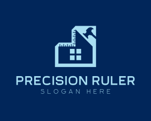 Ruler - Home Builder Contractor logo design