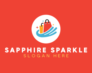 Sparkling Shopping Bags logo design