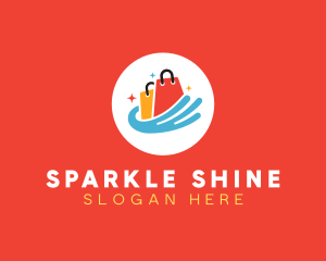 Sparkling Shopping Bags logo design