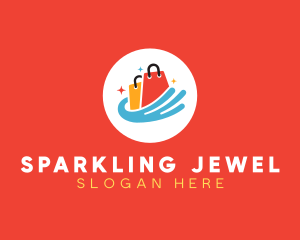 Sparkling Shopping Bags logo design