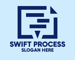 Processing - Document Publishing Company logo design