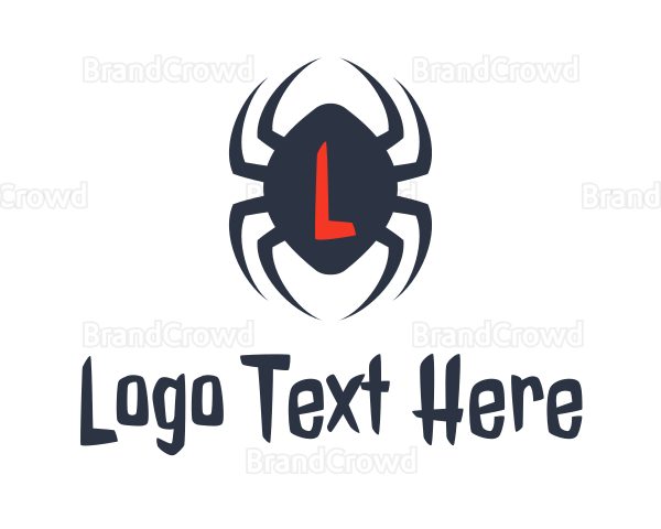 Creepy Spider Arachnid Logo