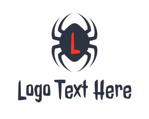 Spooky - Creepy Spider Arachnid logo design