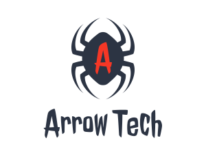 Creepy Spider Arachnid logo design