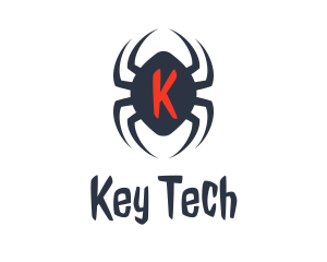 Creepy Spider Arachnid logo design