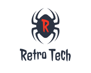 Creepy Spider Arachnid logo design