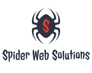 Creepy Spider Arachnid logo design