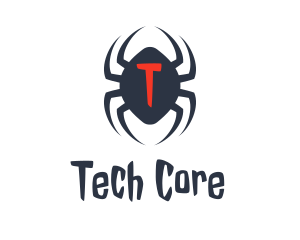 Creepy Spider Arachnid logo design