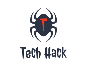 Creepy Spider Arachnid logo design