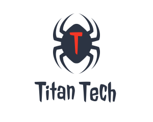 Creepy Spider Arachnid logo design