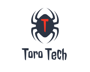 Creepy Spider Arachnid logo design