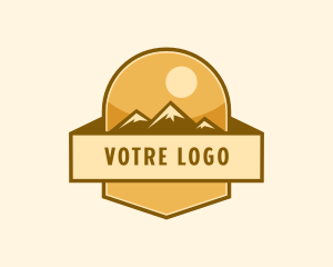 Mountain Trekking Adventure Logo