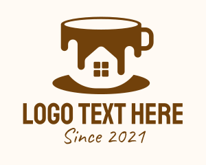 Instant Coffee - Brown Coffee House logo design