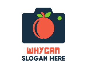 Fruit Photography Camera Logo