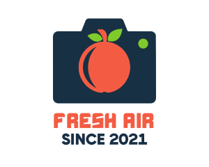 Fruit Photography Camera logo design