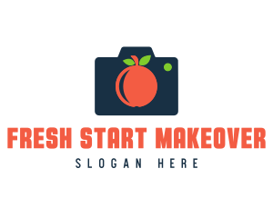 Fruit Photography Camera logo design