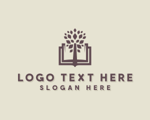 Bookstore - Publisher Tree Book logo design