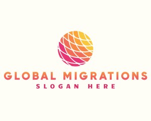 Global Media Network logo design