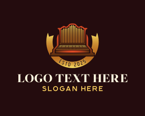 Composer - Organ Music Instrument logo design