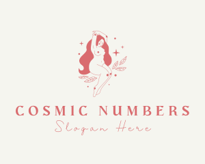 Beautiful Naked Lady logo design