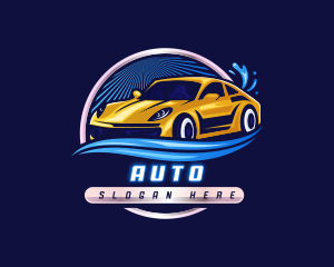 Car Wash Auto Detailing logo design