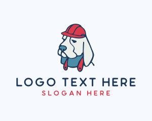 Labrador - Dog Safety Hat logo design