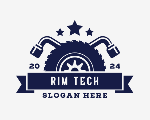 Rim - Automotive Tire Iron logo design