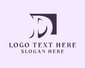 Lettermark - Modern Brand Business Letter D logo design