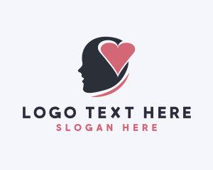 Online Counselling - Heart Mental Health Counselling logo design