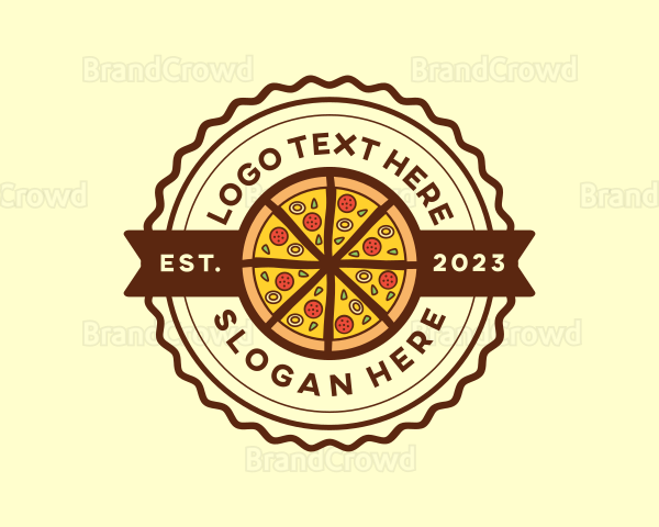 Food Pizza Restaurant Logo