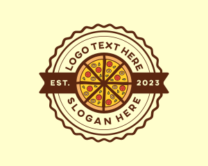Slice - Food Pizza Restaurant logo design