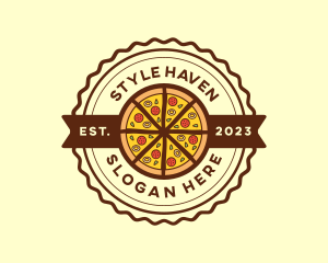 Food Pizza Restaurant Logo