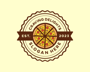 Italian Food Pizza Restaurant logo design