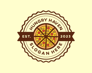 Italian Food Pizza Restaurant logo design