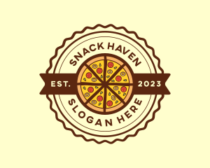 Italian Food Pizza Restaurant logo design