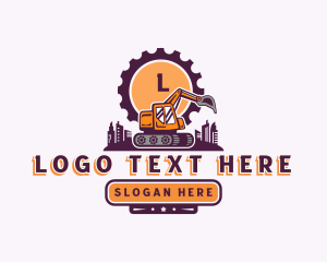 Lifter - Industrial Machinery Excavator logo design