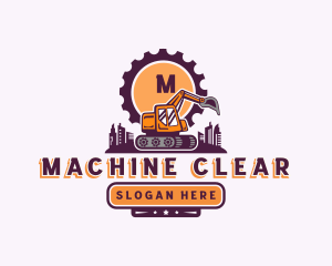 Contractor - Industrial Machinery Excavator logo design