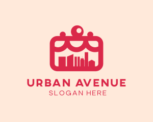 Street - City Street Birthday Cake logo design