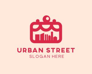 Street - City Street Birthday Cake logo design