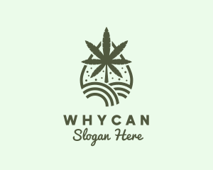 Marijuana Plant Farm Extract Logo