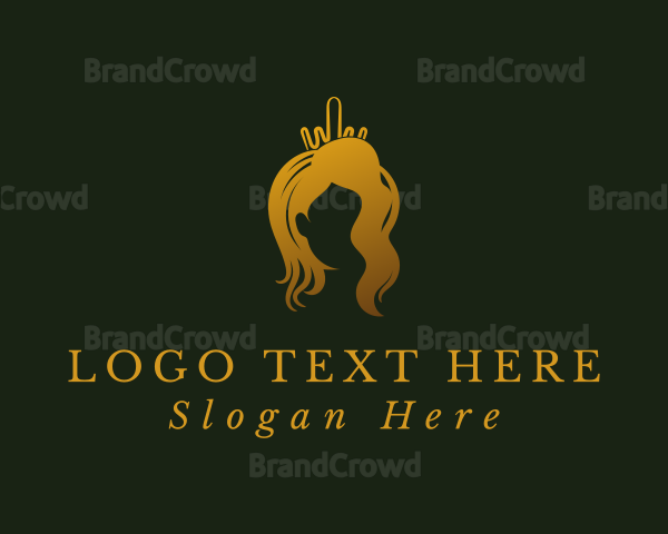 Pageant Princess Hair Logo